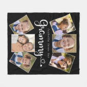 Aangepaste naam houdt van Grammy Cute Fun Photo Co Fleece Deken (Voorkant (Horizontaal))