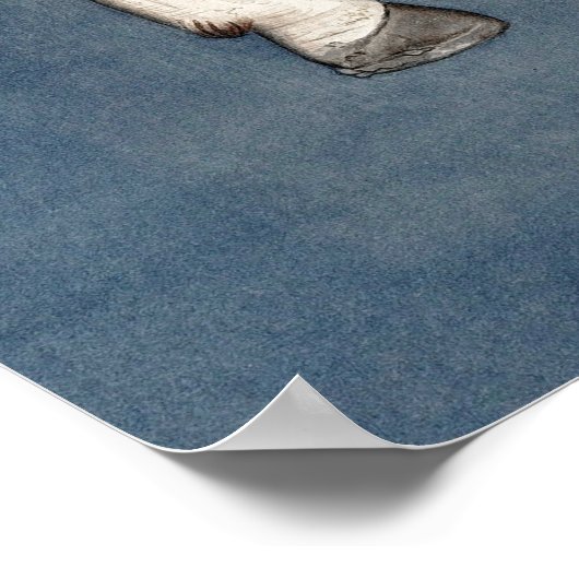 Aangepaste naam | Houten Carrousel Horse Art Poster (Hoek)