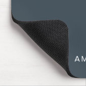 Aangepaste naam Houtskoolblauw Muismat (Hoek)