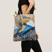 Aangepaste naam Hummingbird Tote Bag (Dichtbij)