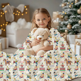 Aangepaste naam Humpty Dumpty kinderrijmpje Fleece Deken