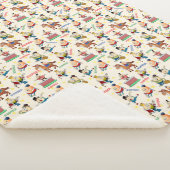 Aangepaste naam Humpty Dumpty Nursery Rhyme Sherpa Deken (3/4)