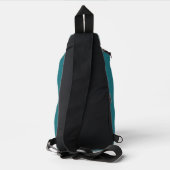 Aangepaste naam Ibiza, Spanje Reisposter Sling Bag (Achterkant)