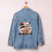 Aangepaste naam Ice Cream Lover Denim Jacket (Hangar)