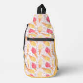 Aangepaste naam Ice Cream Pattern Sling Bag (Voorkant)