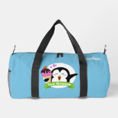 Aangepaste naam Ice Cream Penguin Plunjezak (Achterkant)
