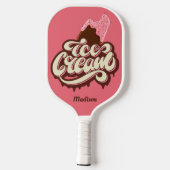 Aangepaste naam Ice Cream Pickleball Paddle (Achterkant)