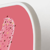 Aangepaste naam Ice Cream Pickleball Paddle (Links Detail)