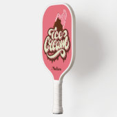 Aangepaste naam Ice Cream Pickleball Paddle (Links)
