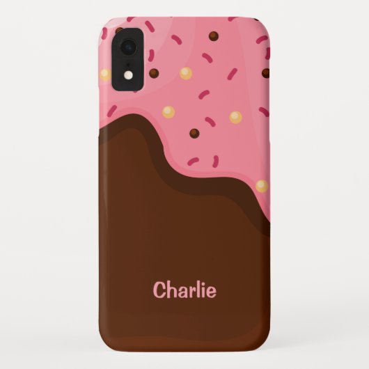 Aangepaste naam Ice Cream Popsile-telefoongevallen Case-Mate iPhone Case (Achterkant)