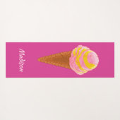 Aangepaste naam Ice Cream yoga mat (Achterkant (horizontaal))