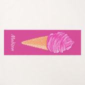 Aangepaste naam Ice Cream yoga mat (Voorkant (horizontaal))