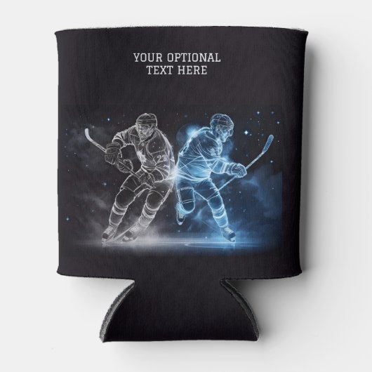 Aangepaste naam Ice Hockey Blikjeskoeler (Voorkant)