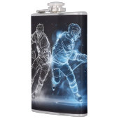 Aangepaste naam Ice Hockey Heupfles (Links)