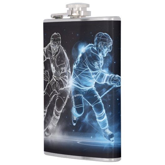 Aangepaste naam Ice Hockey Heupfles (Links)