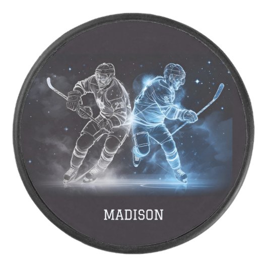 Aangepaste naam Ice Hockey Hockey Puck (Voorkant)