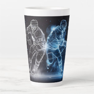 Aangepaste naam Ice Hockey Latte Mok