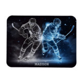 Aangepaste naam Ice Hockey Magneet (Horizontaal)