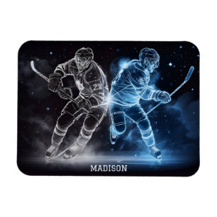 Aangepaste naam Ice Hockey Magneet