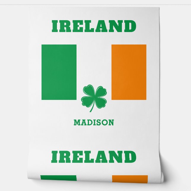 Aangepaste naam Ierland Behang (Afrollen)
