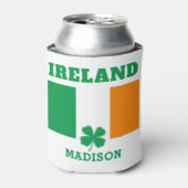 Aangepaste naam Ierland Blikjeskoeler (Blikje Voorkant)