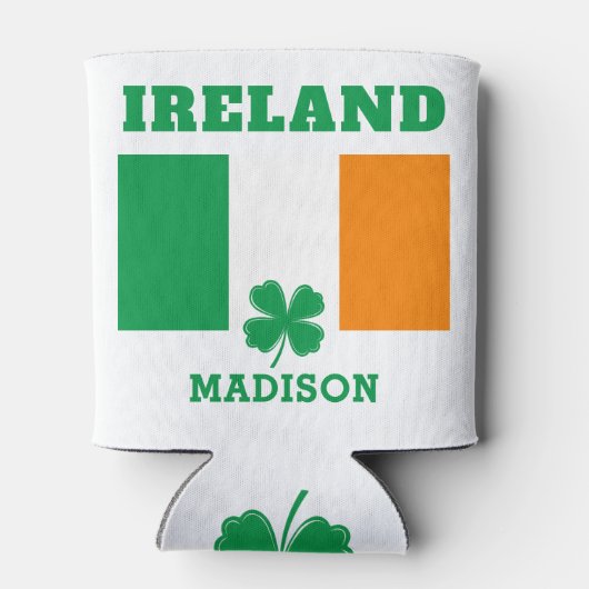 Aangepaste naam Ierland Blikjeskoeler (Achterkant)