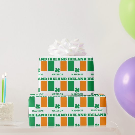 Aangepaste naam Ierland Cadeaupapier (Feestgeschenken)