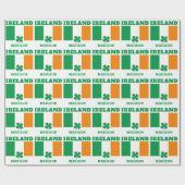Aangepaste naam Ierland Cadeaupapier (Vlak)