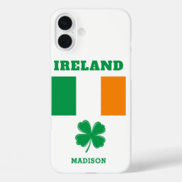 Aangepaste naam Ierland iPhone 16 Plus Hoesje