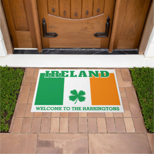 Aangepaste naam Ierland Deurmat