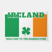 Aangepaste naam Ierland Deurmat (Voorkant)