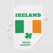 Aangepaste naam Ierland Golfhanddoek (Insitu)