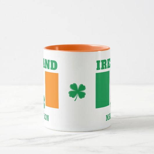 Aangepaste naam Ierland Mok (Midden)