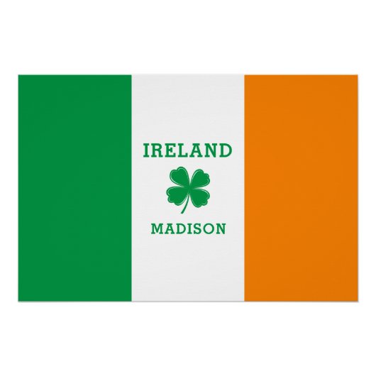 Aangepaste naam Ierland Perfect Poster (Voorkant)