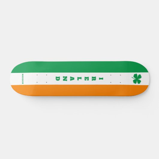 Aangepaste naam Ierland Persoonlijk Skateboard (Horizontaal)