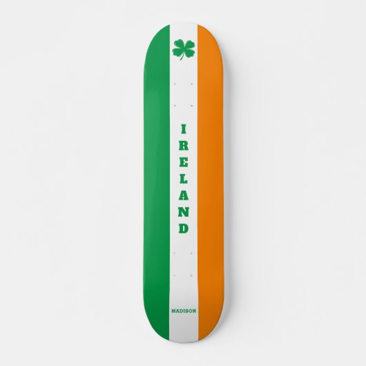 Aangepaste naam Ierland Persoonlijk Skateboard (Voorkant)