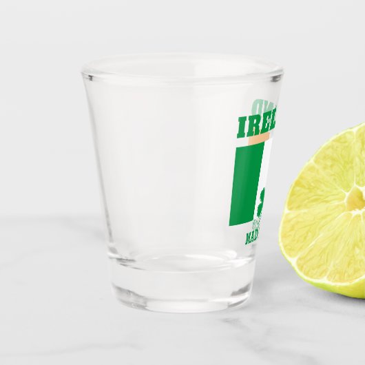 Aangepaste naam Ierland Shot Glas (Links)