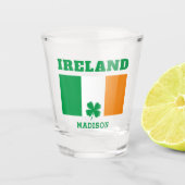Aangepaste naam Ierland Shot Glas (Voorkant)