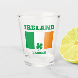 Aangepaste naam Ierland Shot Glas