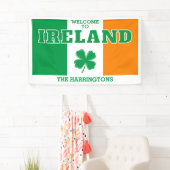 Aangepaste naam Ierland Spandoek (Insitu)