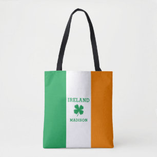 Aangepaste naam Ierland Tote Bag