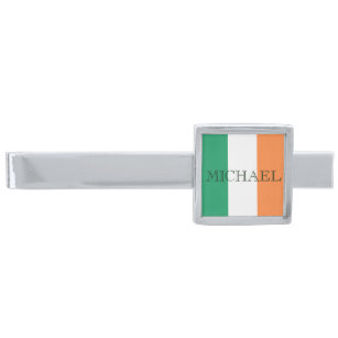 Aangepaste naam Ierse vlag tbcn Verzilverde Dasspeld