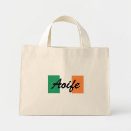 Aangepaste naam Ierse vlag tcnt Mini Tote Bag