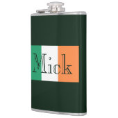 Aangepaste naam Ierse vlag vlag vlag Heupfles (Links)