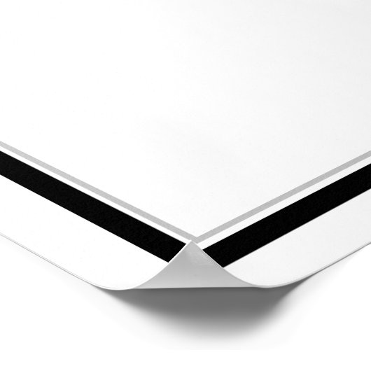 Aangepaste naam: ik ben mij Vrouw Empowerment Zwar Poster (Hoek)