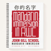 Aangepaste naam in het boek van de Nota van Chines (Voorkant)