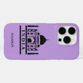 Aangepaste naam INDIA Case-Mate iPhone Case (Achterkant (horizontaal))