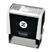 Aangepaste naam Info Adres QR-code Zelfinkkend ste Zelfinktende Stempel (Product)