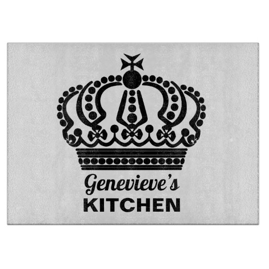 Aangepaste naam ingewikkelde kroon snijplank (Voorkant)