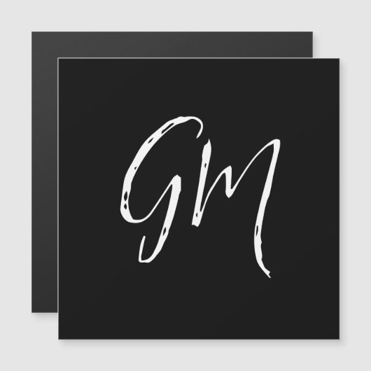 Aangepaste naam Initialen gepersonaliseerd in twee (Voorkant / Achterkant)